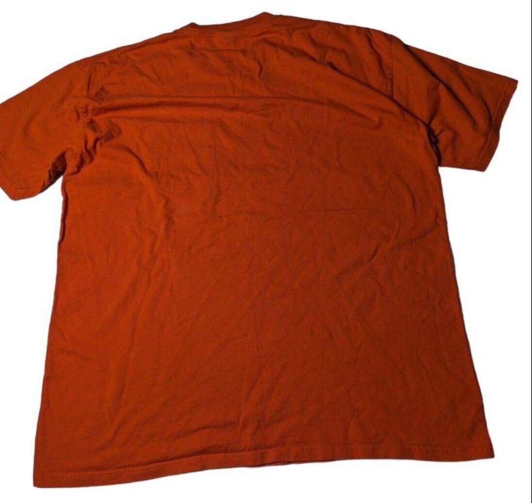 USA製　ユニオンラインunion line 無地ポケットTシャツ3XLポケTオレンジSWSS0202