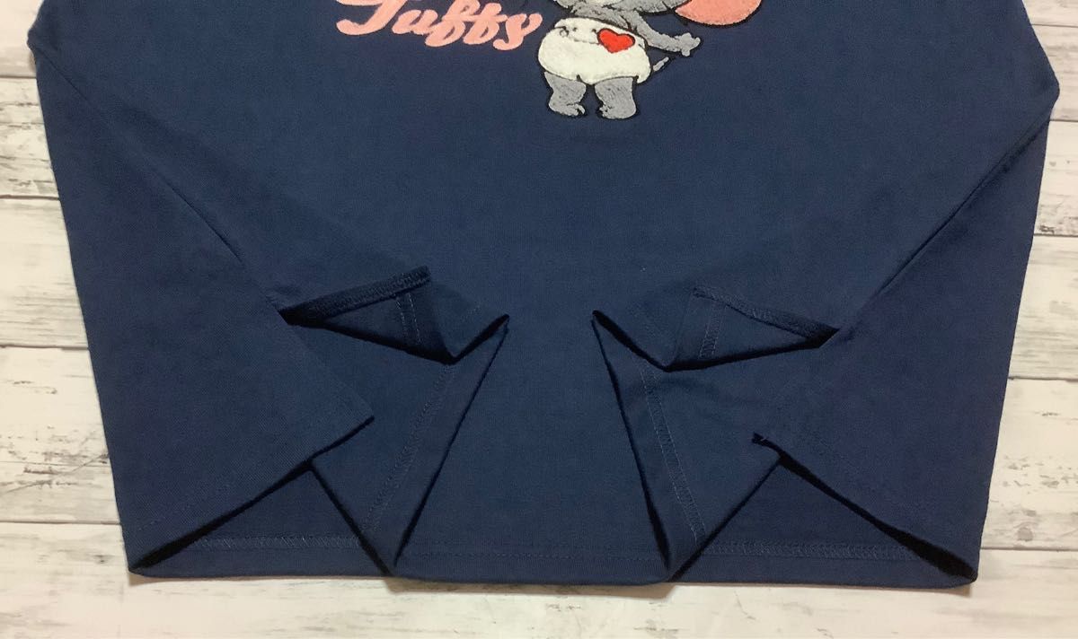 トムとジェリー　風船　バルーン　半袖　Tシャツ　サガラ　刺繍　タフィー