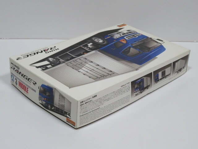代引き可能! 日野レンジャー 冷凍車 レンジャープロ アオシマ 1/32 ミドルフレイトシリーズ NO.3の画像3