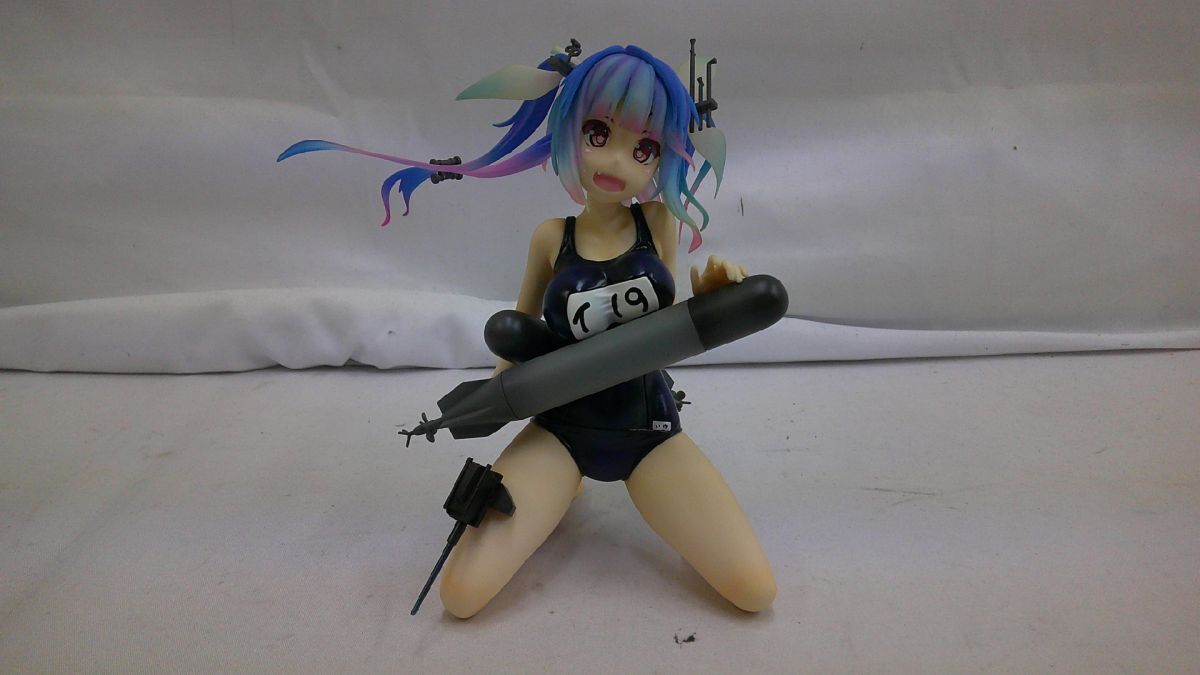 27 送80サ 0416$E06 艦これ 伊19 潜水艦 1/7スケールフィギュア 難あり 中古品_画像3