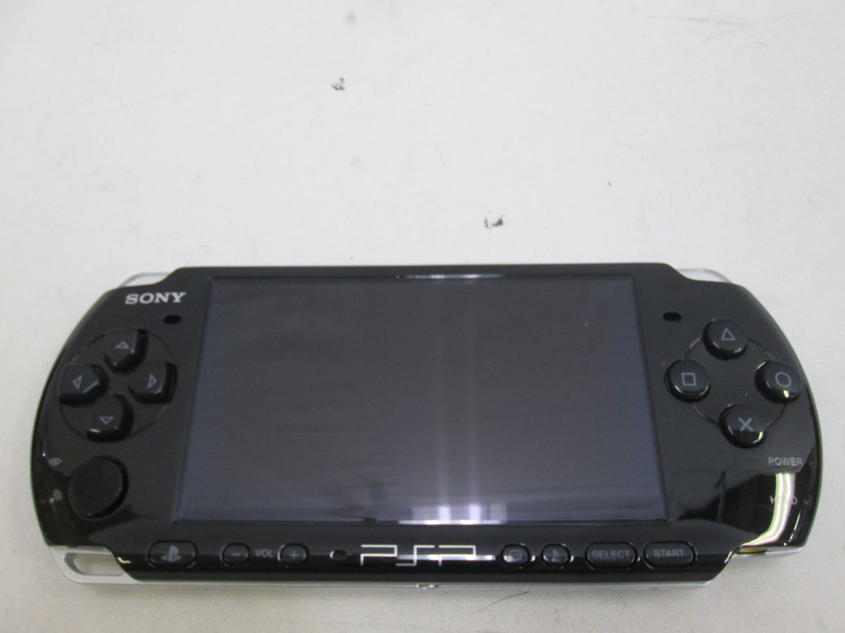 25 送60サ 0417$G05 PSP3000 本体 ブラック(アダプタ付き)とメモリーカード8GB ver6.39 中古品の画像5