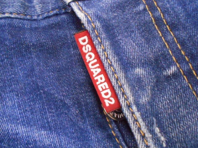 71 送60サイ 0501$D15 DSQUARED2 ディースクエアード TIDY BIKER JEAN タイディ S74LB0957 ルーマニア製 インディゴ サイズ44 中古品の画像5