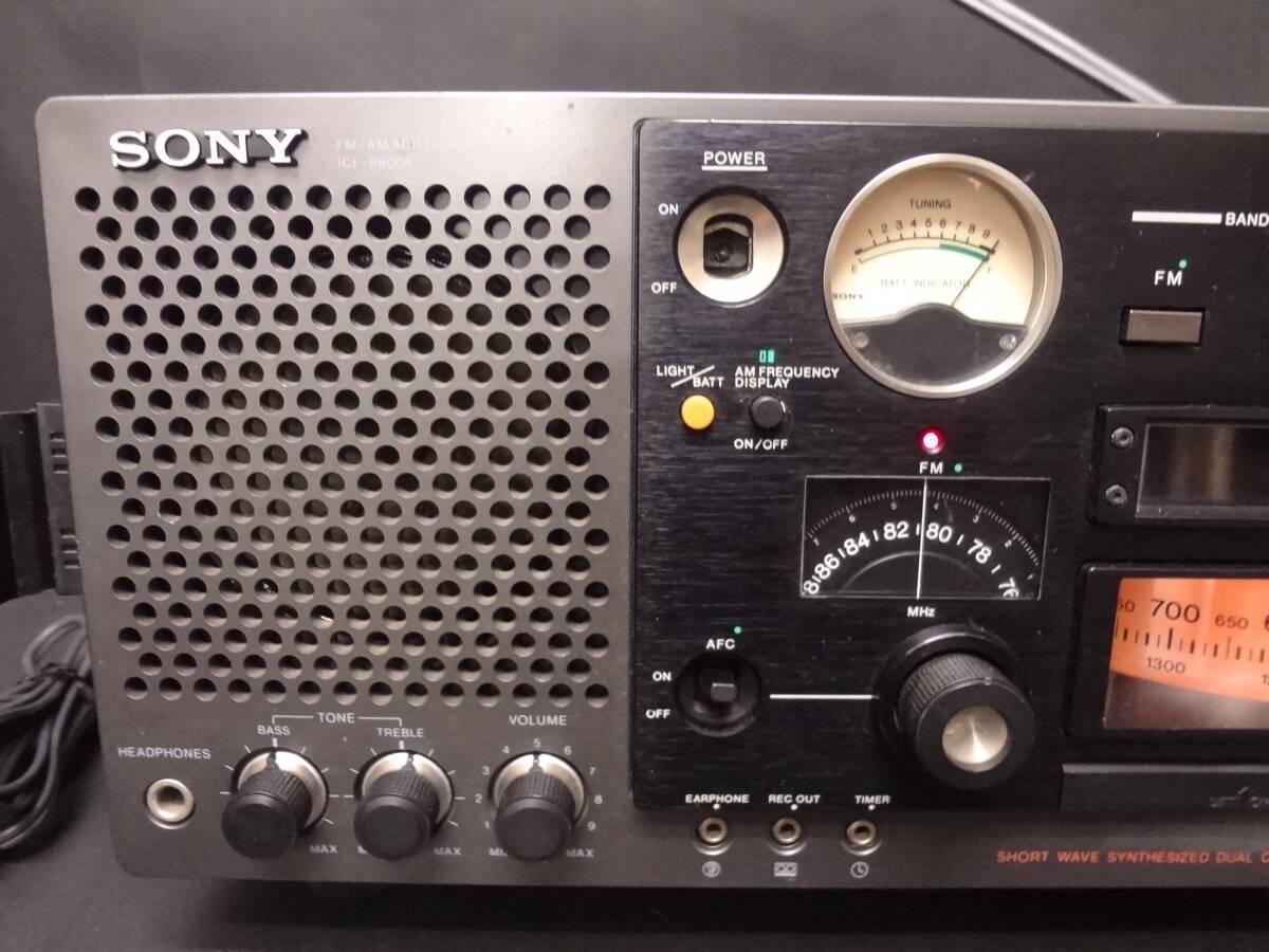 SONY ソニー BCLラジオ ICF-6800A マルチバンドレシーバー FM/MW/SWの画像6