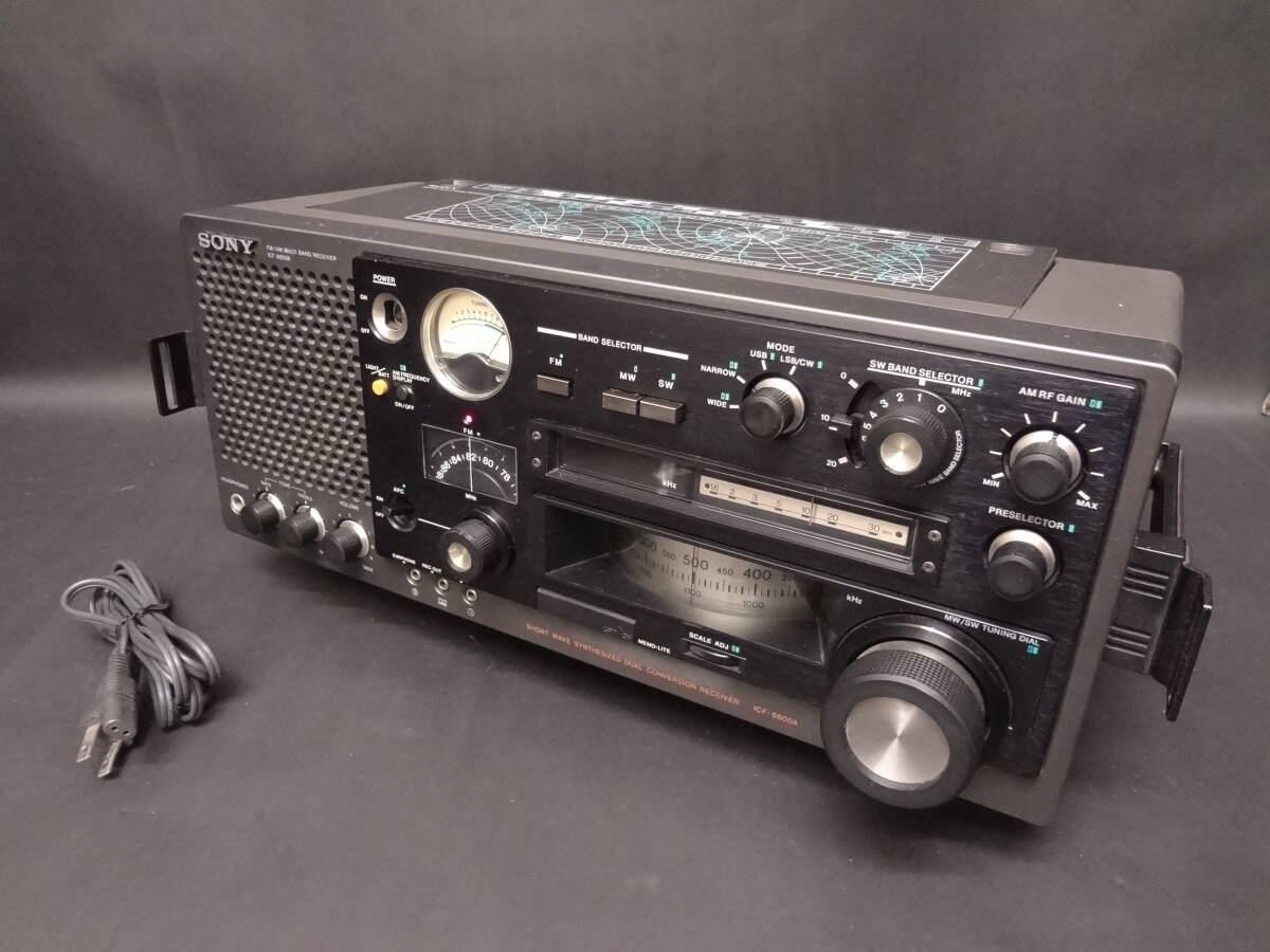 SONY ソニー BCLラジオ ICF-6800A マルチバンドレシーバー FM/MW/SWの画像1