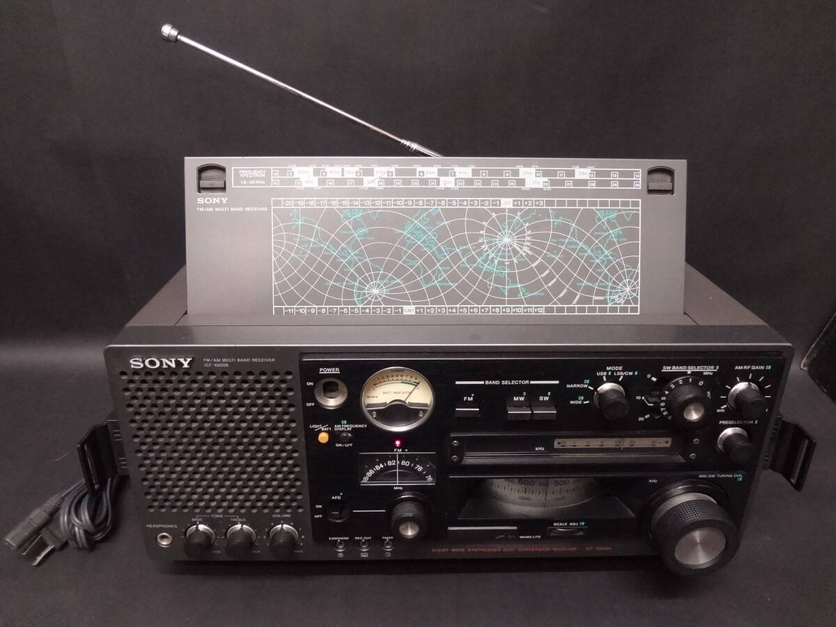 SONY ソニー BCLラジオ ICF-6800A マルチバンドレシーバー FM/MW/SWの画像5