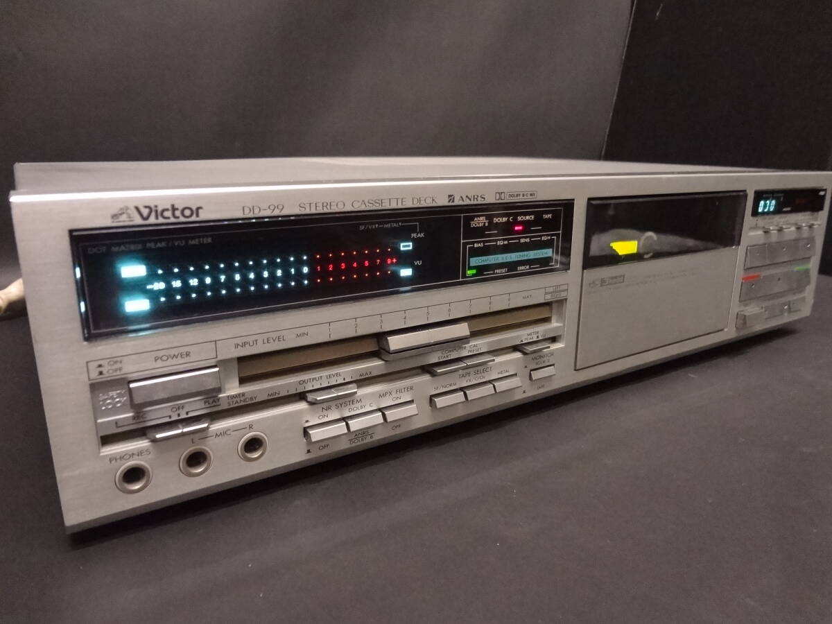 Victor ビクター 3ヘッド カセットデッキ DD-99 カセットテープデッキ ジャンクの画像3