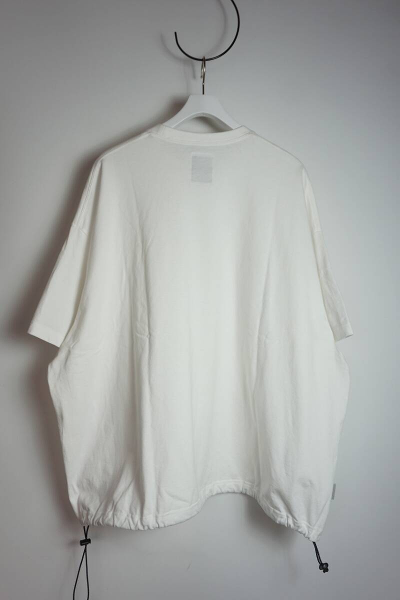 正規 S.F.C STRIPES FOR CREATIVE エスエフシー ストライプフォークリエイティブ 半袖 ドローコード Tシャツ カットソー 白L本物 421Oの画像2