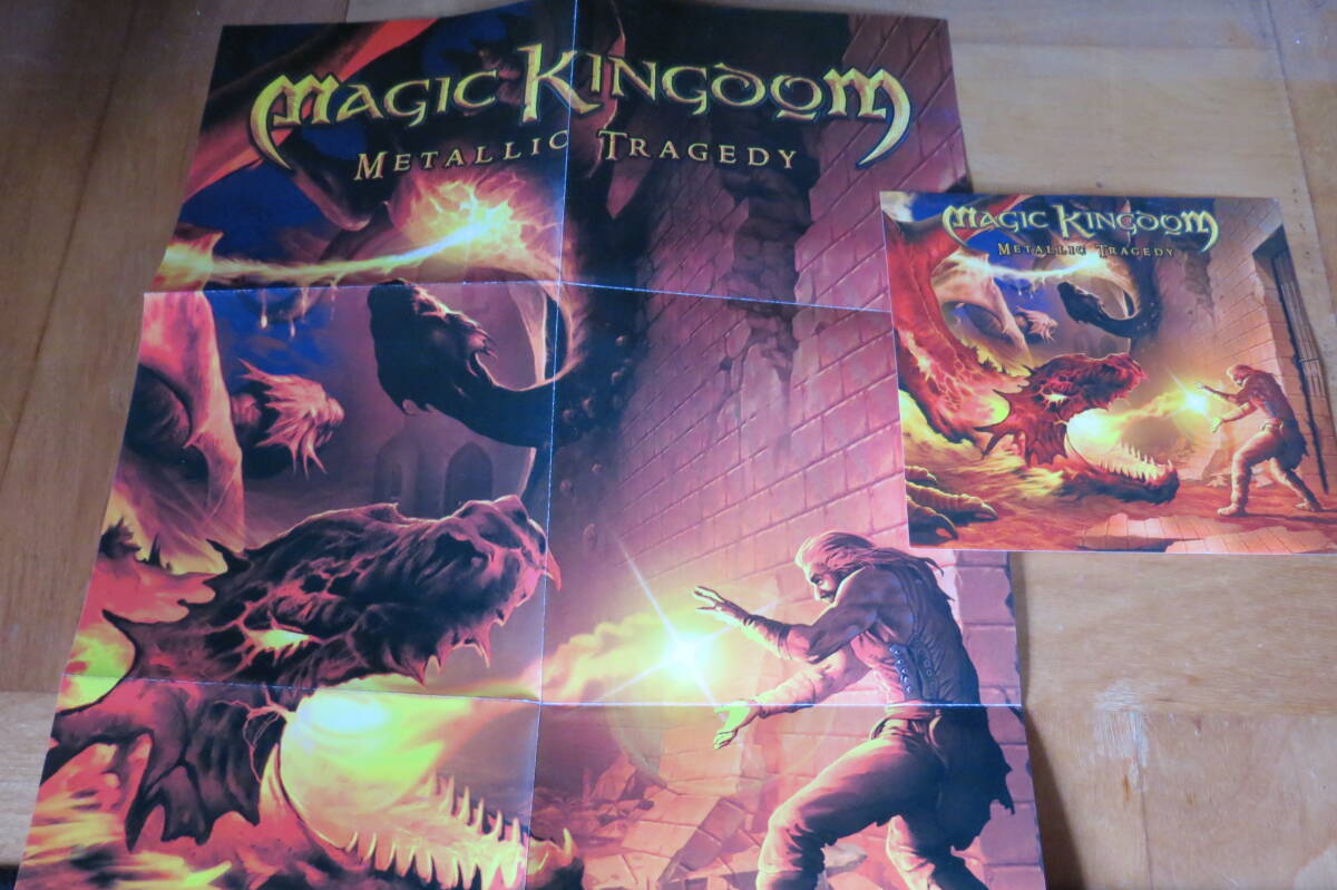  マジック・キングダム MAGIC KINGDOM/METALLIC TRAGEDY 輸入盤 ベルギー産シンフォニックパワーメタル_画像4
