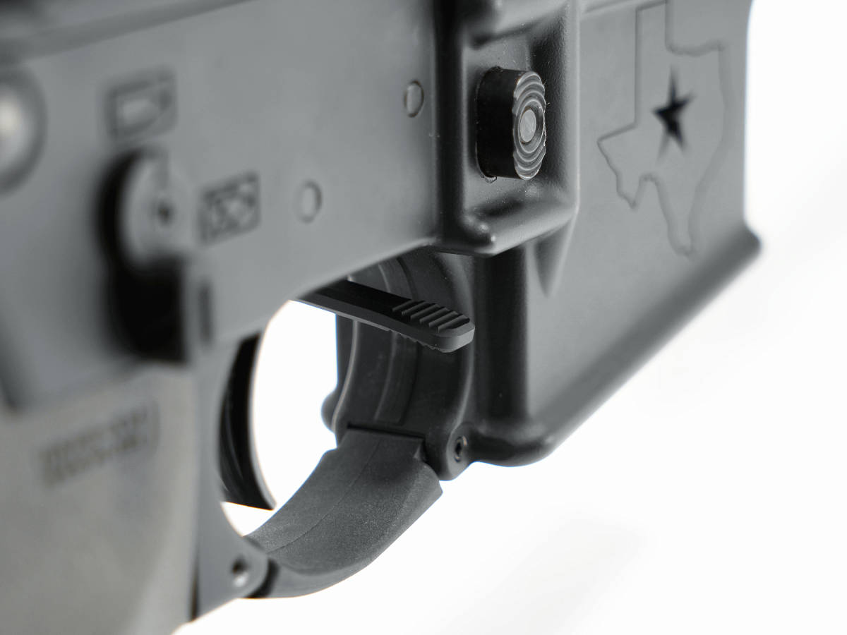 MAGPULタイプ AR15 アンビ ボルトリリースレバー FDE AEG GBB 次世代 MWS PTW兼用