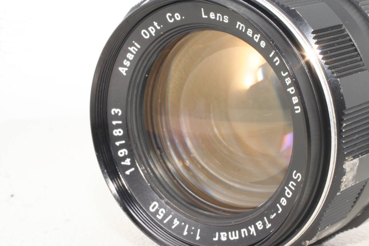 【整備済/完動品】ペンタックス PENTAX Super Takumar 50mm f1.4 オールドレンズ の画像6