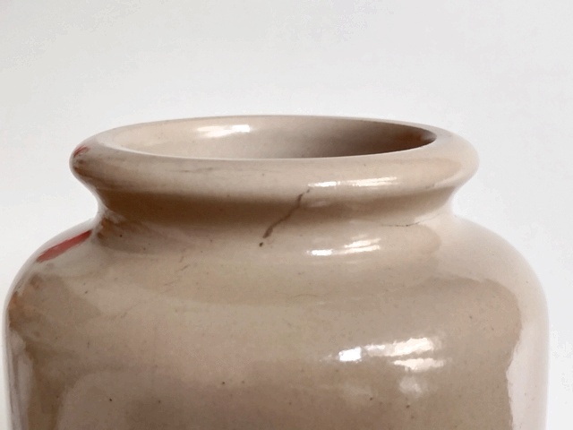 ●○フランス 陶器のマスタードポット POMMERY MOUTARDE DE MEAUX ポメリーマスタード○●保存容器密閉レトロビンテージアン KI353_画像8