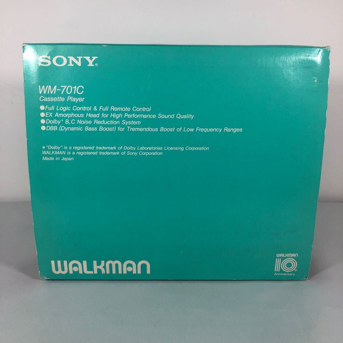 ジャンク SONY WALKMAN WM-701C ソニー カセットウォークマン ウォークマン カセットプレーヤー_画像1