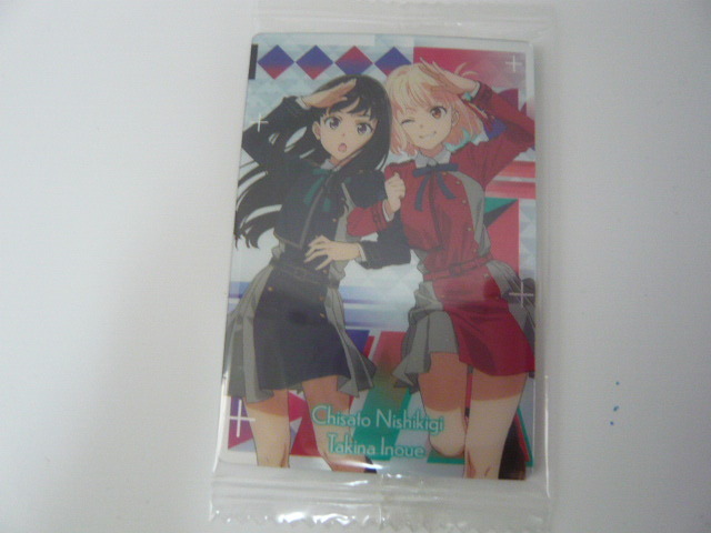 ☆リコリス・リコイル ウエハース★V10 錦木千束/井ノ上たきな ビジュアルカード★未開封★_画像1
