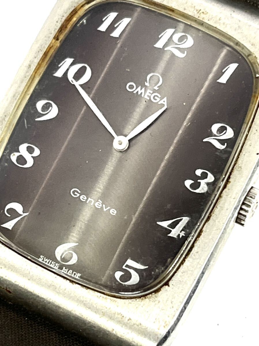 ◇1円 ★ OMEGA オメガ ジュネーブ 手巻き 腕時計 Cal.625を搭載した2針モデル ヴィンテージ ジャンクの画像2
