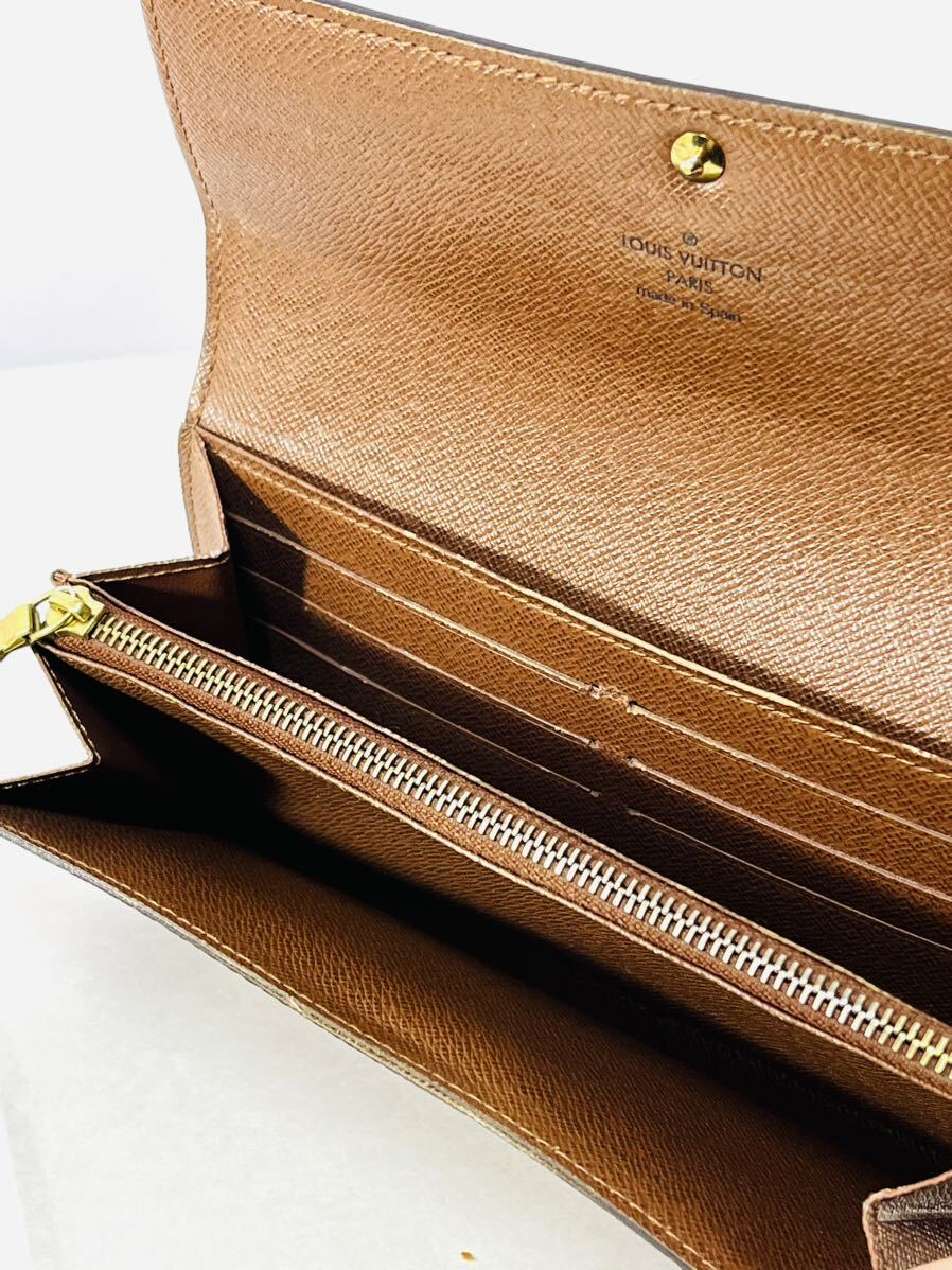 ◇1円 ★ LOUIS VUITTON ルイヴィトン モノグラム 長財布 ポルトフォイユ メンズレディース ヴィトン財布 used の画像5