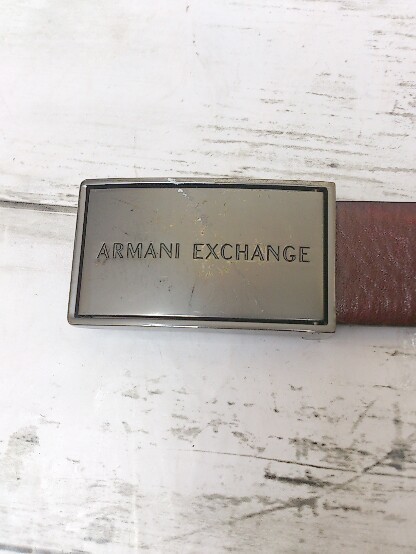 ARMANI EXCHANGE アルマーニ エクスチェンジ ベルト メンズ レッド #1107280013733の画像2