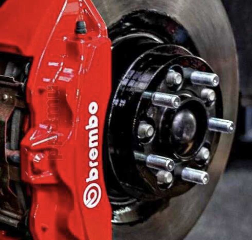 brembo ブレンボ ブレーキキャリパー ステッカー デカール 耐久 耐熱【シルバータイプ】の画像4