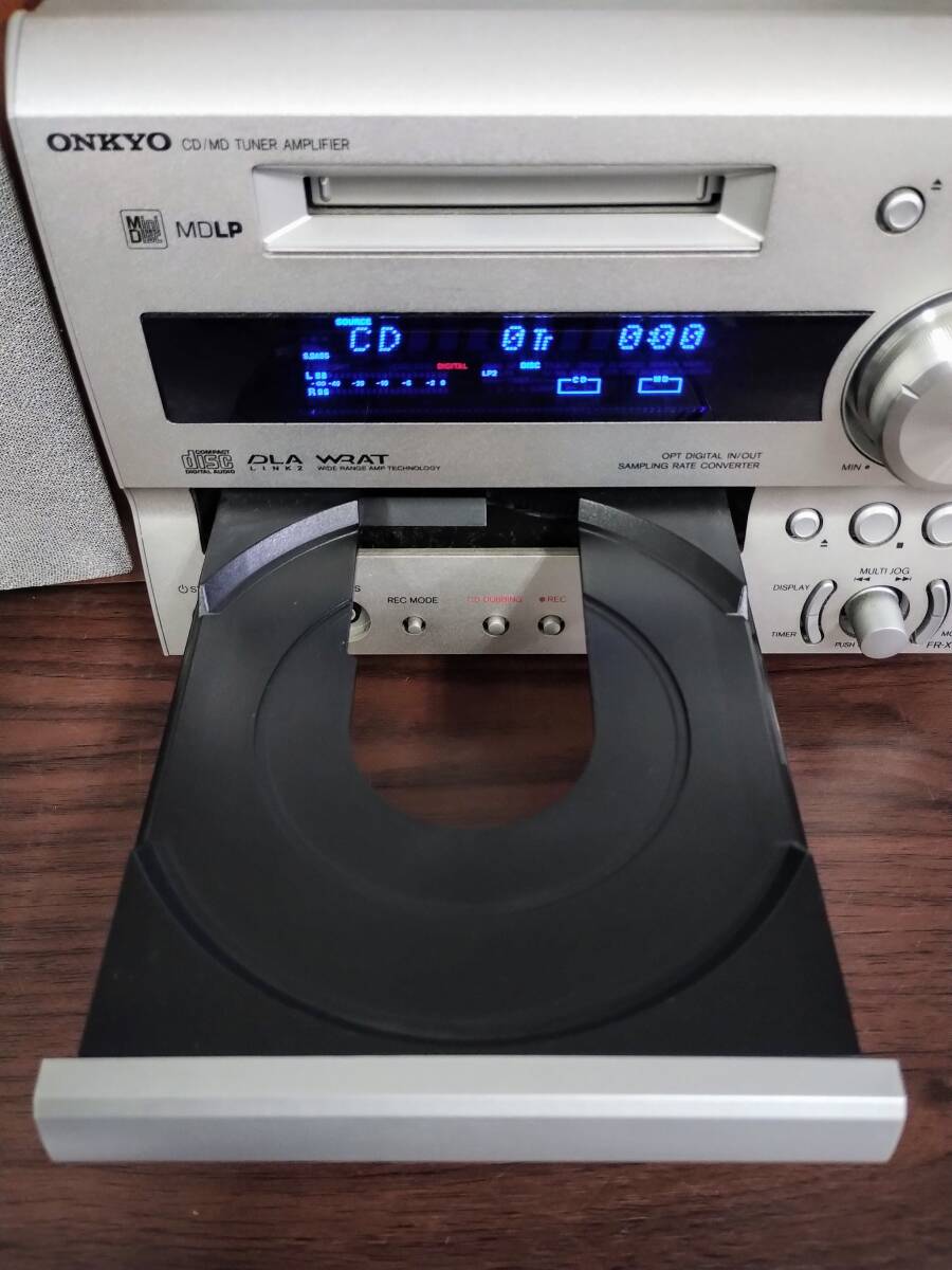 ONKYO　オンキョー　CD/MD　チューナーアンプ　FR-X7A　CD再生のみ確認済み_画像5