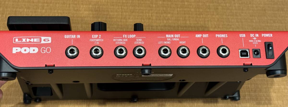 LINE6 POD Go Limited Edition Redの画像3