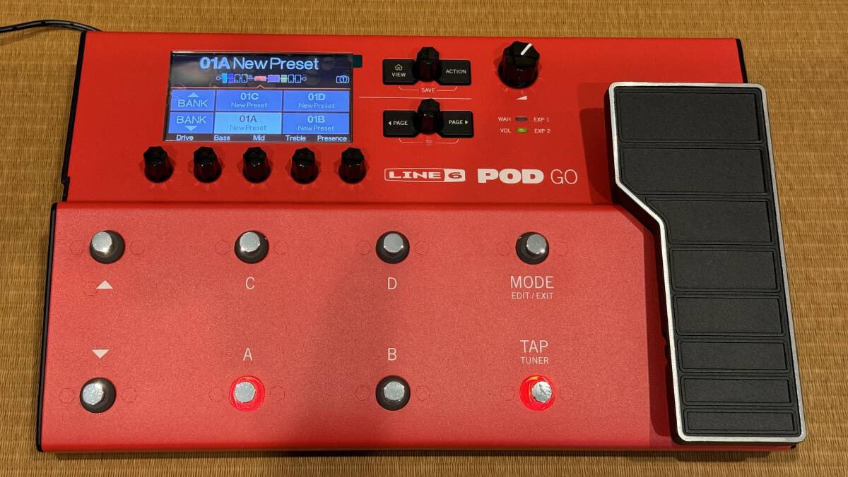 LINE6 POD Go Limited Edition Red_画像5