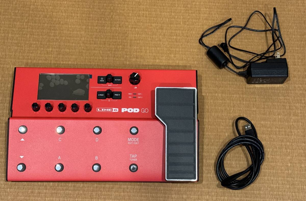 LINE6 POD Go Limited Edition Red_画像2