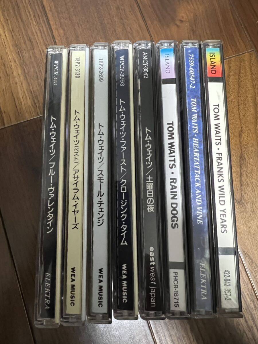 TOM WAITS CD8枚セット 国内盤 closing time small change blue valentine heart of saturday night rain dogs heartattack and vineの画像2