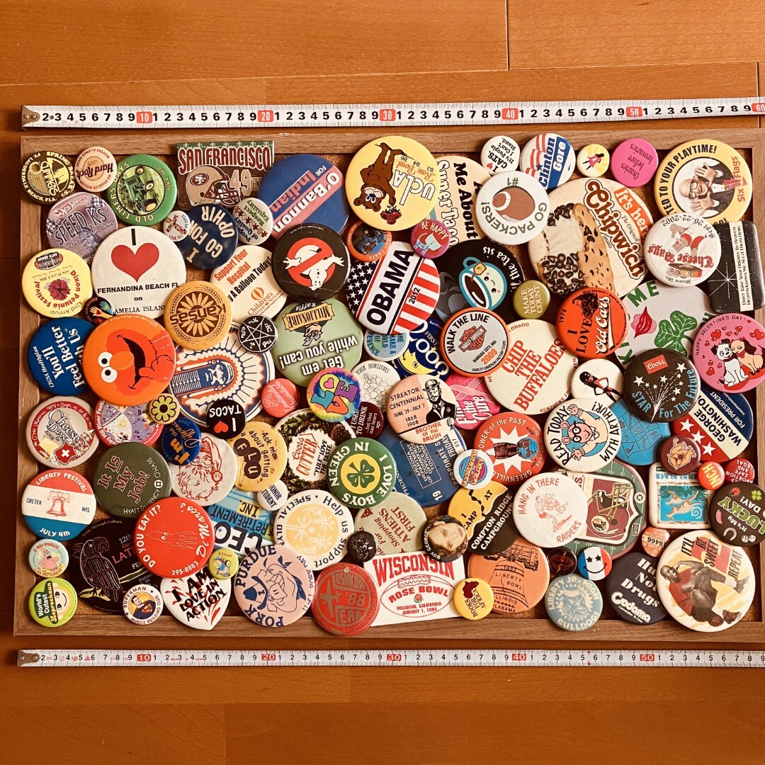  America. can badge 100 piece | set sale |vintage| Novelty | character | American Casual | Vintage |USED|USA