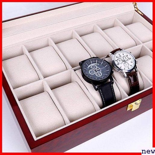 新品◆ 豪華 ディスプレイ ケース コレクション 12本用 ボックス 収納 腕時計 木製 高級 23の画像9