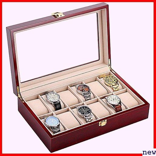 新品◆ 豪華 ディスプレイ ケース コレクション 12本用 ボックス 収納 腕時計 木製 高級 23の画像2