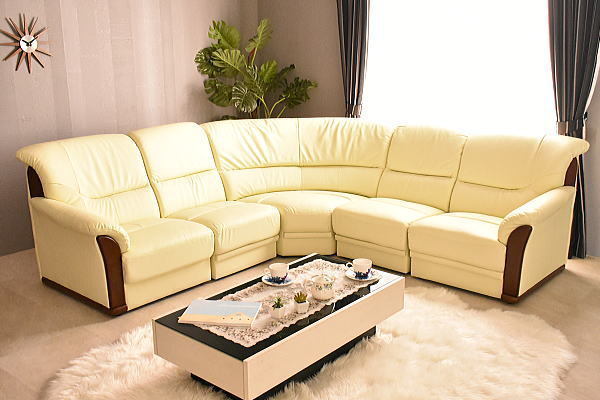  распродажа цена новый товар высококлассный 34 десять тысяч иен натуральная кожа угловой диван -5 позиций комплект IV цвет диван прием кожа мебель современный модный офисная работа место living :NW44-10P31-KC