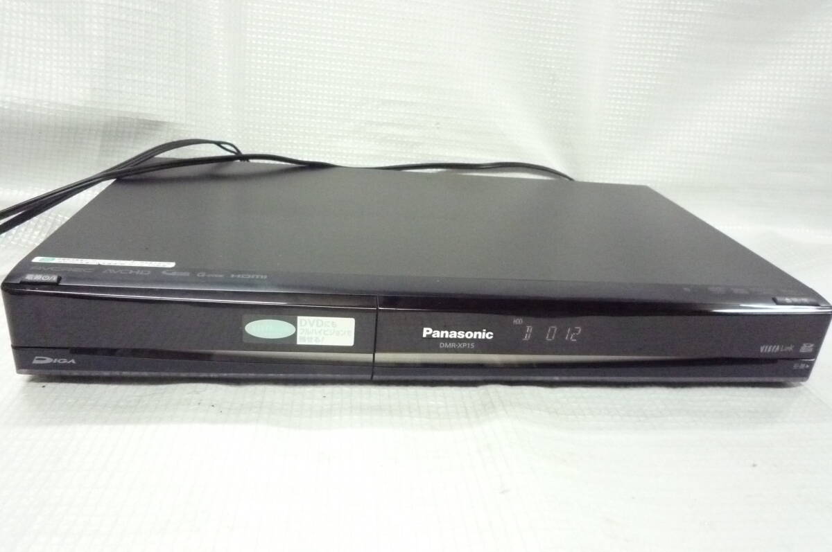 Panasonic/ Panasonic / Blue-ray диск магнитофон / Hi-Vision ti-ga/DMR-XP15/ б/у дистанционный пульт нет работа хороший 