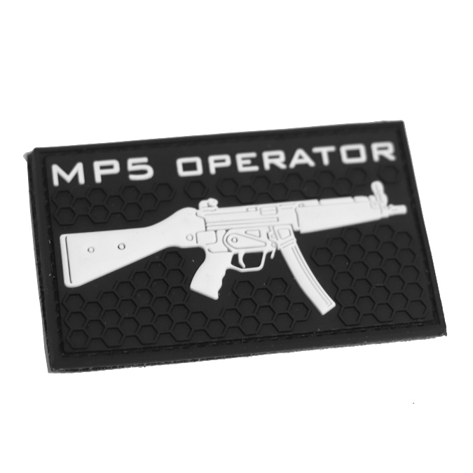 期間限定セール Polenar Tactical MP5 Operator PVC Patch ブラックカラー