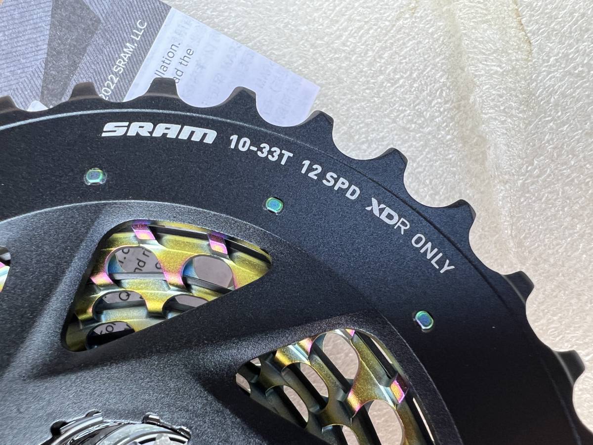 20300円 新品 SRAM RED AXS XG-1290 12速 10-33T レインボー 20300円 新品 SRAM RED AXS XG-1290 12速 10-33T レインボー