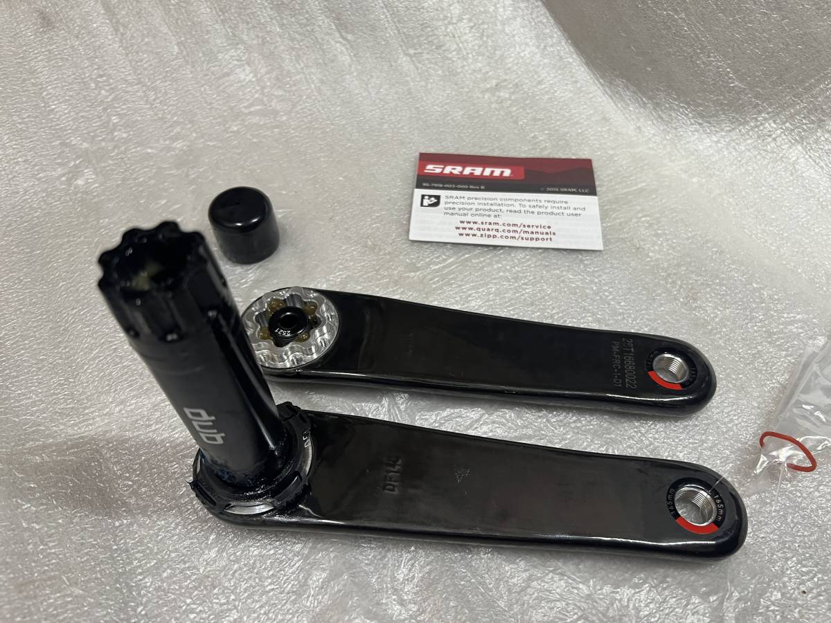 SRAM FORCE eTap AXS DUB カーボンクランク 165mm クランクアームセットの画像6