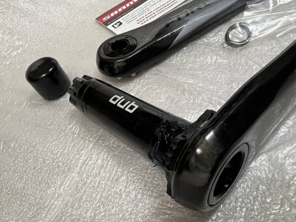 SRAM FORCE eTap AXS DUB カーボンクランク 165mm クランクアームセットの画像3