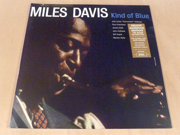 未開封 マイルス・デイヴィス Kind Of Blue 限定見開きジャケ仕様HQ180g重量盤LP Miles Davis John Coltrane ビル・エヴァンス Bill Evans_限定ゲートフォールドジャケ仕様180g重量盤