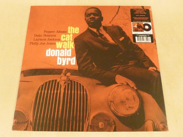 1000枚限定 未開封 ドナルド・バード Cat Walk 復刻リマスター180g重量盤LP Donald Byrd Duke Pearson Pepper Adams_未開封1000枚限定復刻LP