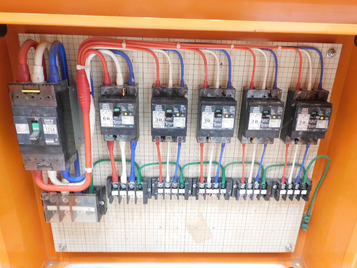 *1000 jpy start outright sales!* Nitto industry distribution board temporary cabinet K20-76* temporary box *BOX* used *T458[ juridical person limitation delivery! gome private person un- possible ]