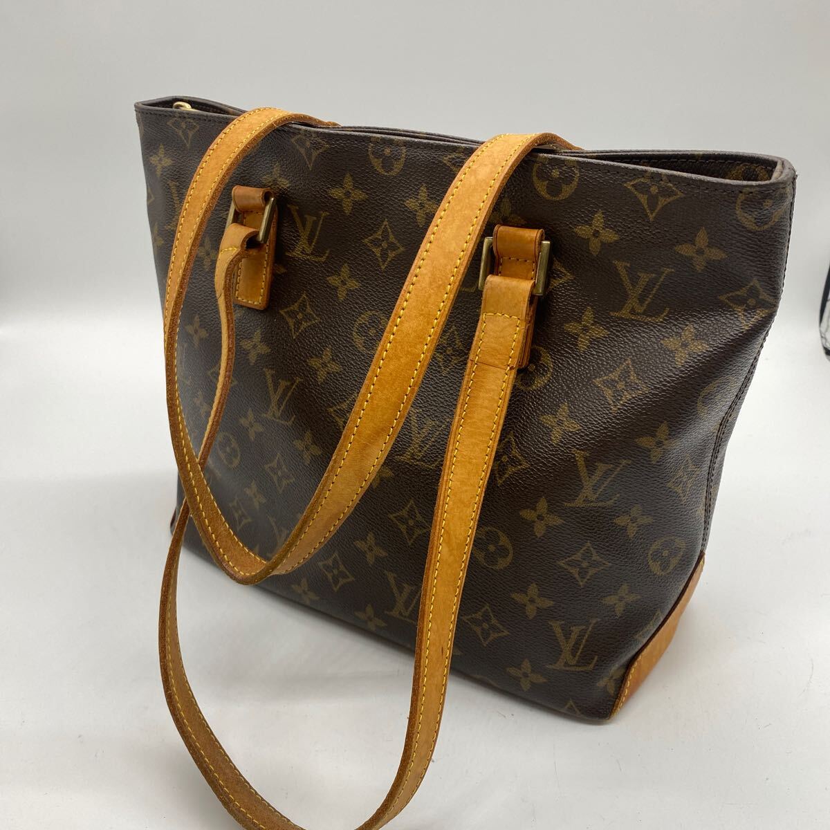 2403I64 LOUIS VUITTON カバメゾ ルイヴィトン モノグラム ショルダーバッグ トートバッグ DU0015 の画像1