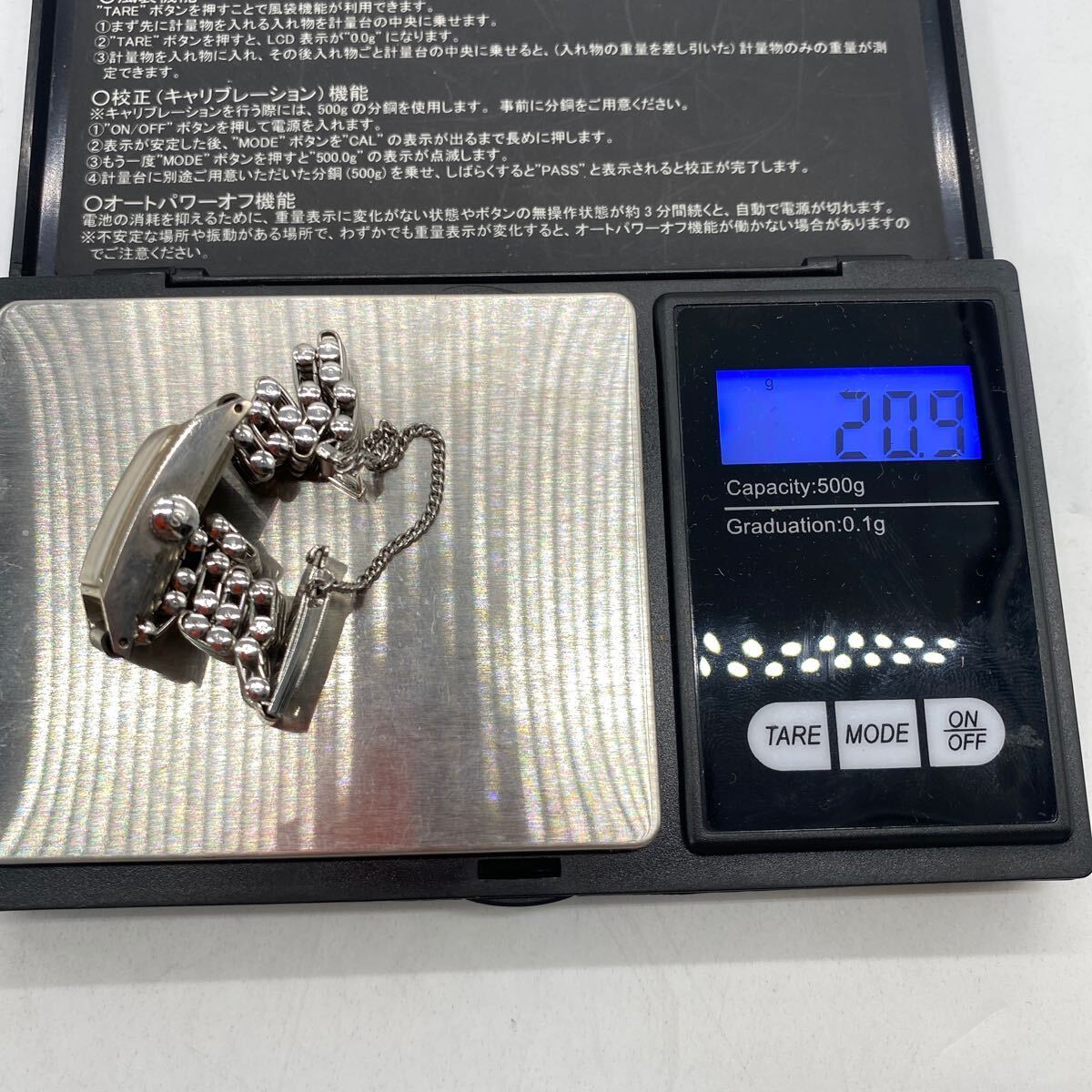 2404F10 SEIKO SOLAR セイコー ソーラー レディース手巻き腕時計 19石 裏蓋k14WG 刻印あり　総重量約20.9g ベルトジャンク_画像4