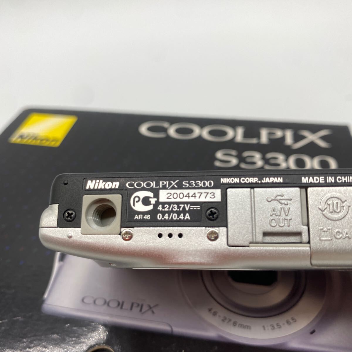 2404H20 Nikon COOLPIX S3300 ニコン コンパクトデジタルカメラ デジカメ 箱 取扱説明書など付属品あり _画像3