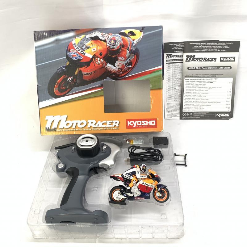 【中古】動作不良 パッケージダメージ)ミニッツモトレーサー REPSOL Honda RC 212V 2011 No. 26 レディセット[240019450880]_画像1