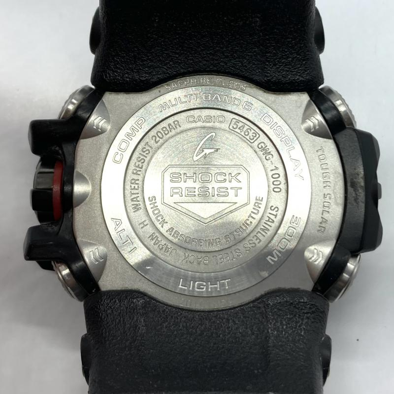 【中古】CASIO G-SHOCK MUDMASTER GWG-1000-1A3JF カシオ ジーショック マッドマスター ブラック×オリーブ 電波ソーラー[240019448526]_画像7