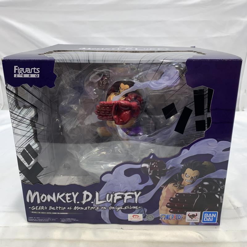 【中古】開封/パーツ折れ)BANDAI Figuarts ZERO モンキー・D・ルフィ ギア4 三船長 鬼ヶ島怪物決戦 フィギュア ワンピース[240019451373]_画像1