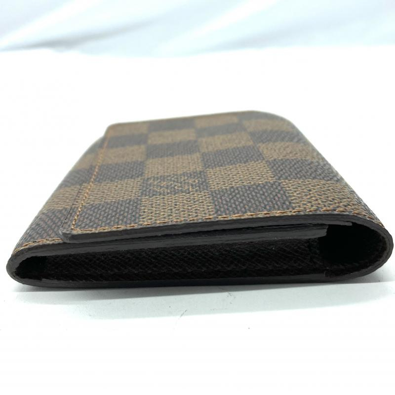 【中古】LOUIS VUITTON ダミエ アンヴェロップ・カルト ドゥ ヴィジット N62920 ルイヴィトン ブラウン[240019451589]_画像2