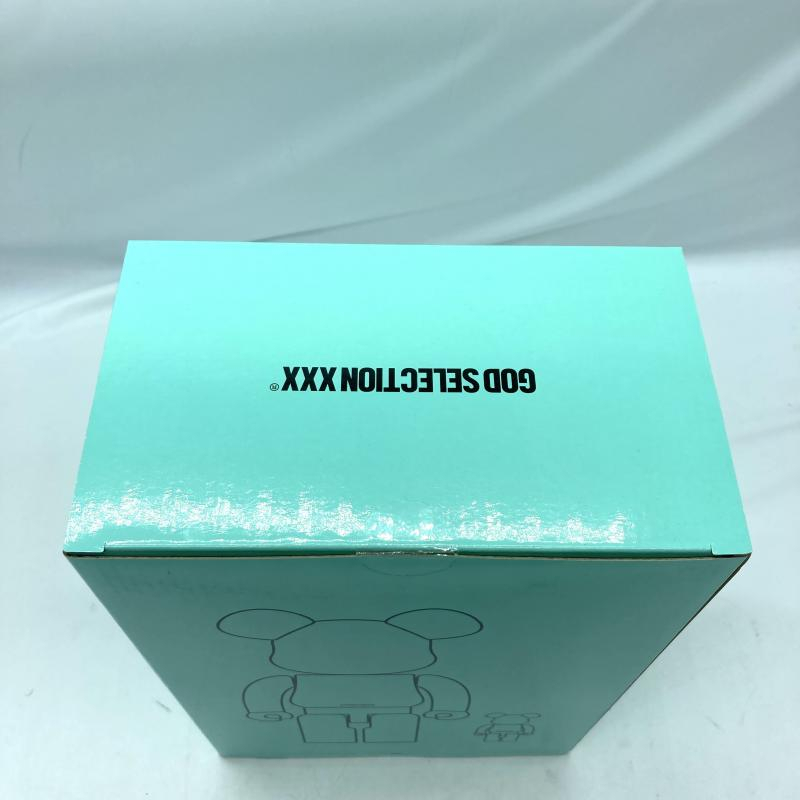 【中古】MEDICOM TOY BE＠RBRICK GOD SELECTION XXX 100%&400% ターコイズ ベアブリック ゴッドセレクション[240017593157]_画像6