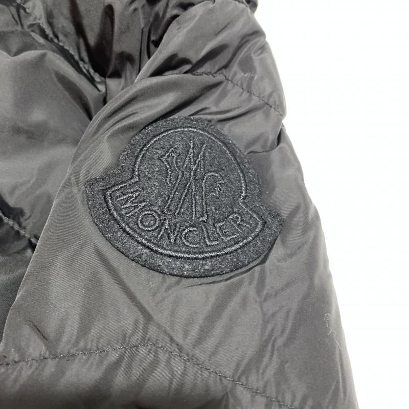 【中古】MONCLER アロエダウンジャケット サイズ00 フード・ベルト付き モンクレール ブラック ALOES F20931A54600[249008248664]_画像3