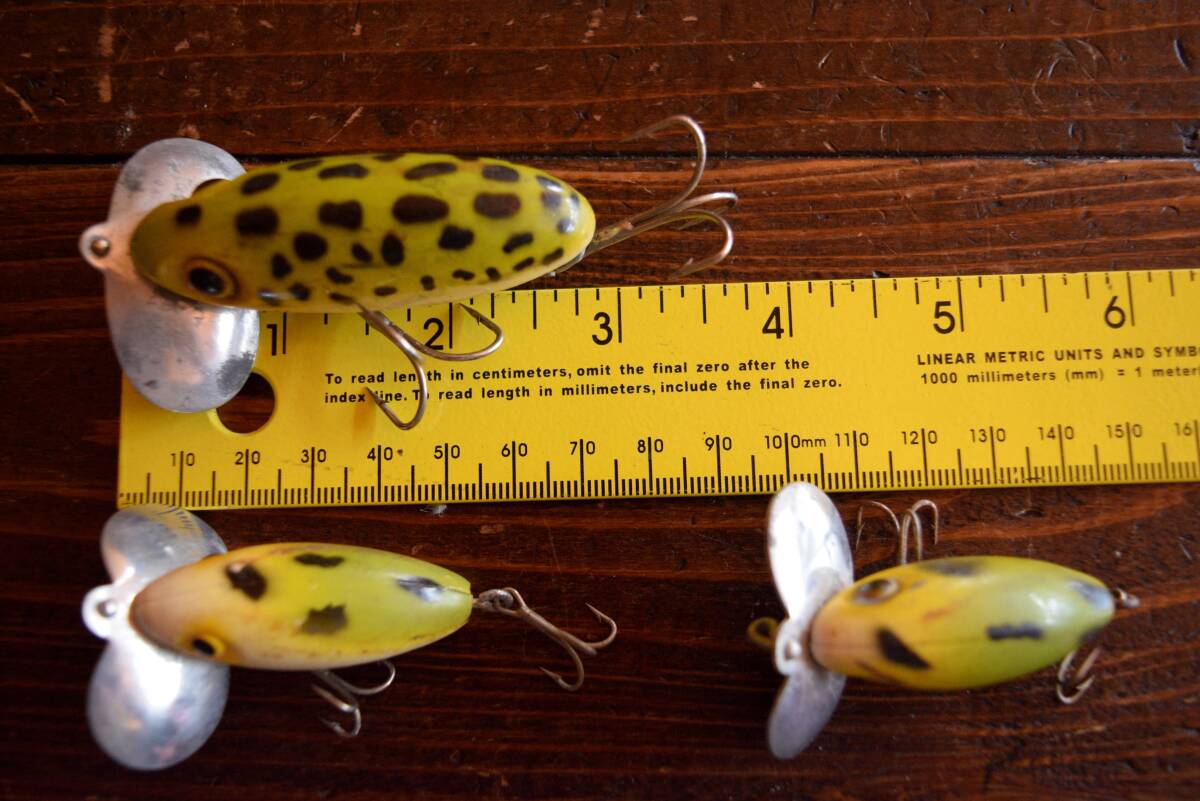 50s FRANTIC ANTIC 60s JITTERBUG 3点( ATLANTIC LURES ARBOGAST VINTAGE LUREの画像10