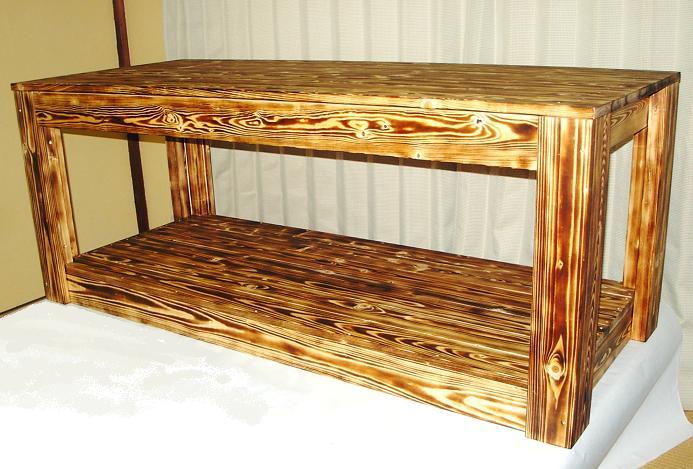  all natural wood ** large .. handmade wooden tank stand high type 