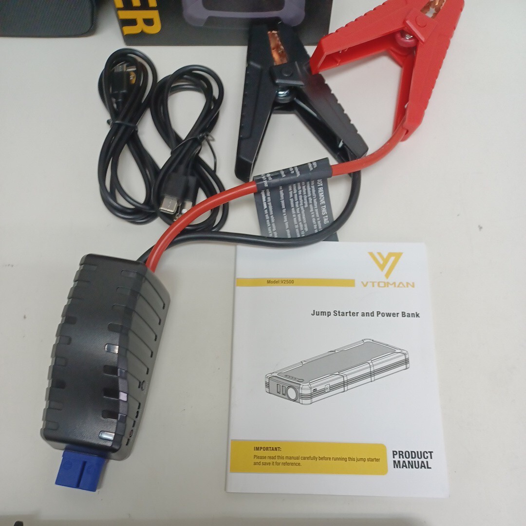 y042608f VTOMAN Jump стартер зажигание 12V специальный V2500( товар с некоторыми замечаниями ) дешевый 